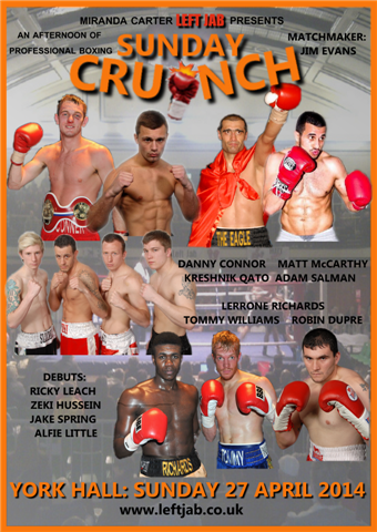 York Hall 27th April