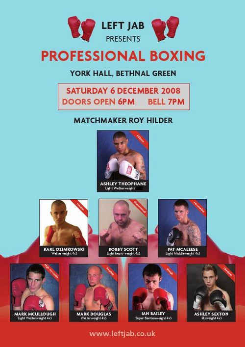 York Hall 6th December 2008