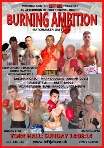 York Hall 14th September