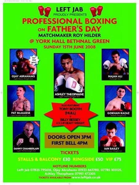 York Hall 15th June 2008